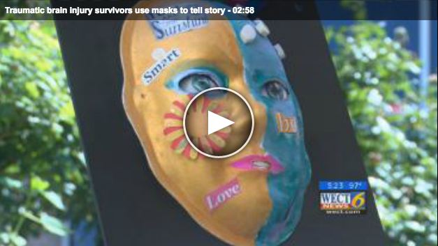 Traumatic Brain Injury Survivors Use Masks to Tell Story
