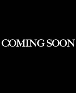 white text on black "coming soon"